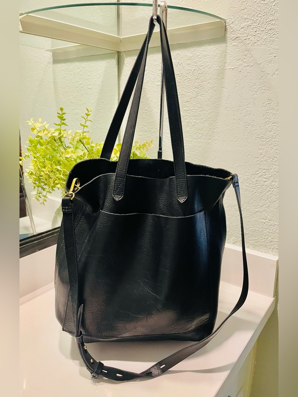 Madewell Medium Transport Tote with Detachable Shoulder Strap